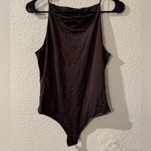 House of Harlow 1960 Chocolate Brown Bodysuit